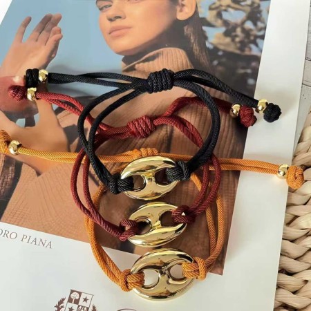Bracelets tressés chics et irréguliers pour femmes CCB 2
