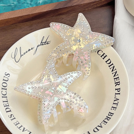 Pinces à cheveux élégantes en PVC pour femmes, collection Luxury Series Elegant Star