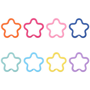 Porte-Clés Breloques Pour Femme En Alliage, Motif Fleur Douce À Faire Soi-Même h5 Image5