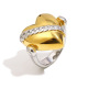 Bague cœur 3D - Deux couleurs/numéro 8 Image3