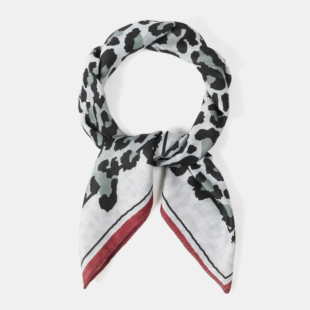 Bandana Rétro En Polyester À Imprimé Léopard Image3