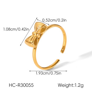 Bagues Élégantes Infinity En Acier Inoxydable, Étanches Et Anti-Ternissement, Couleur Or h5 Image2