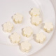 Motif de fleur de prunier plate, 22 x 14 mm, ouverture env. 6,5 mm, blanc cassé, 1 pièce/paquet Image8