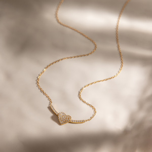 Colliers Pendentifs Pour Femmes En Forme De Cœur Romantique, En Acier Inoxydable, Imperméables Et Anti-Ternissement, Couleur Or h5 Image4