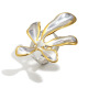 Bague florale exagérée - Deux couleurs/numéro 8 Image3