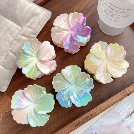 Pinces à cheveux pour femmes en PVC de la série Romantic Daily Flower