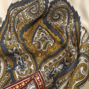 Bandana Rétro En Tissu Imitation Soie À Motif Floral h5 Image6
