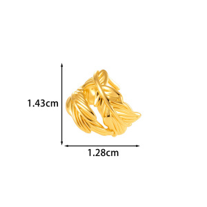 Manchette D'Oreilles Pour Femme, Couleur Cuivre Doré, Ornée D'Une Couronne h5 Image2