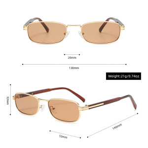 Lunettes De Soleil Femme Élégantes Et Polyvalentes, Au Style Urbain Raffiné h5 Image4