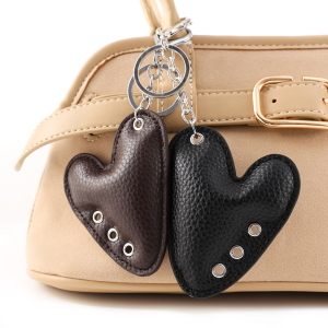 Breloques De Sac Élégantes En Forme De Cœur, Style Classique, En Pu Pour Femmes h5 Image3
