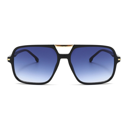 Lunettes de soleil femme à monture large et double pont 2