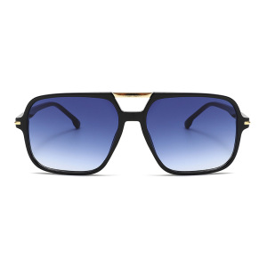 Lunettes De Soleil Femme À Monture Large Et Double Pont h5 Image2