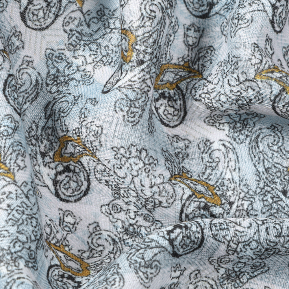Bandana Bohème À Fleurs En Polyester Image4