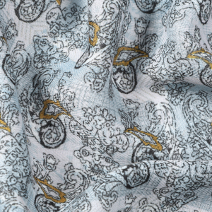 Bandana Bohème À Fleurs En Polyester h5 Image4