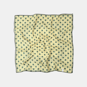 Bandana Rétro À Pois Fleuris En Polyester h5 Image2