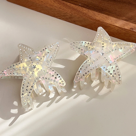Pinces à cheveux élégantes en PVC pour femmes, collection Luxury Series Elegant Star 2