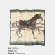 RZ7111-Cheval de guerre à bordure verte 