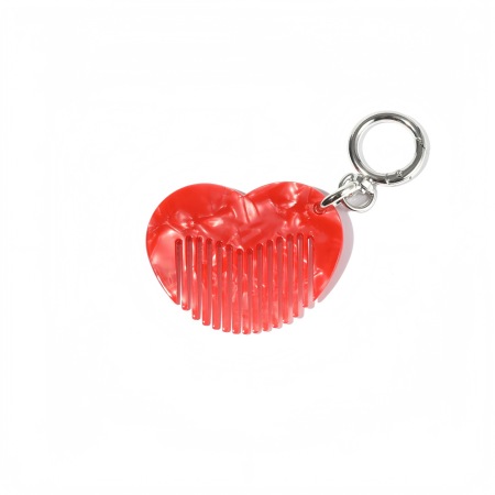 Breloques peignes de sac pour femmes en acétate Sweet Heart 2