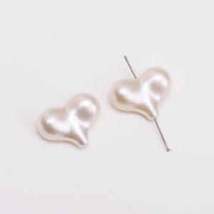 Perles De Bijou En Abs Élégantes En Forme De Cœur Et De Coquillage, Collection Classique h5
