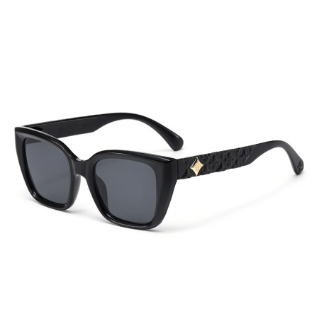 Lunettes de soleil oversize classiques à couleur unie et dégradée pour femmes