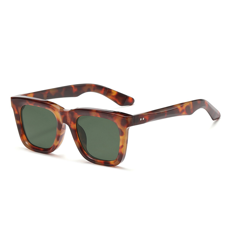 Lunettes De Soleil Surdimensionnées Pour Femmes, Couleur Unie Dégradée, Idéales Pour Les Vacances h5Image3