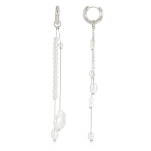 Boucles D'Oreilles Classiques En Perles Soyeuses, En Acier Inoxydable, Imperméables Et Anti-Ternissement, Pour Femmes h5 