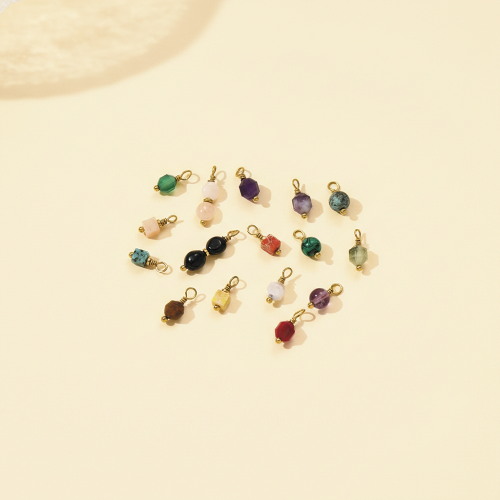 Pendentif Pour Femme En Pierres Naturelles De Forme Irrégulière, 1 Pièce h5Image3