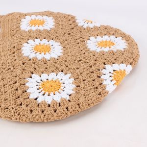 Sacs De Plage Daisy Vacation En Coton Tissé Pour Femmes h5 Image2