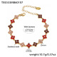 TXE533 - Bracelet en zircon rouge 16,5 + 5 cm Image8