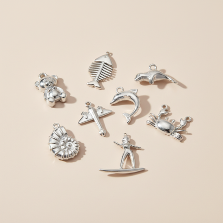 Pendentif papillon romantique en acier inoxydable étanche pour femme (1 pièce)