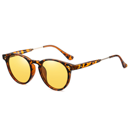 Lunettes de soleil femme Simple Series à imprimé léopard décontracté