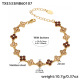 TXE533 - Bracelet en zircon cubique couleur champagne, 16,5 cm + 5 cm Image10