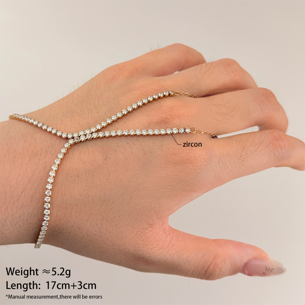Bracelets De Perles Luxueux Pour Femmes, En Acier Inoxydable, Couleur Or, Avec Perles De Zircon Et Étanchéité.