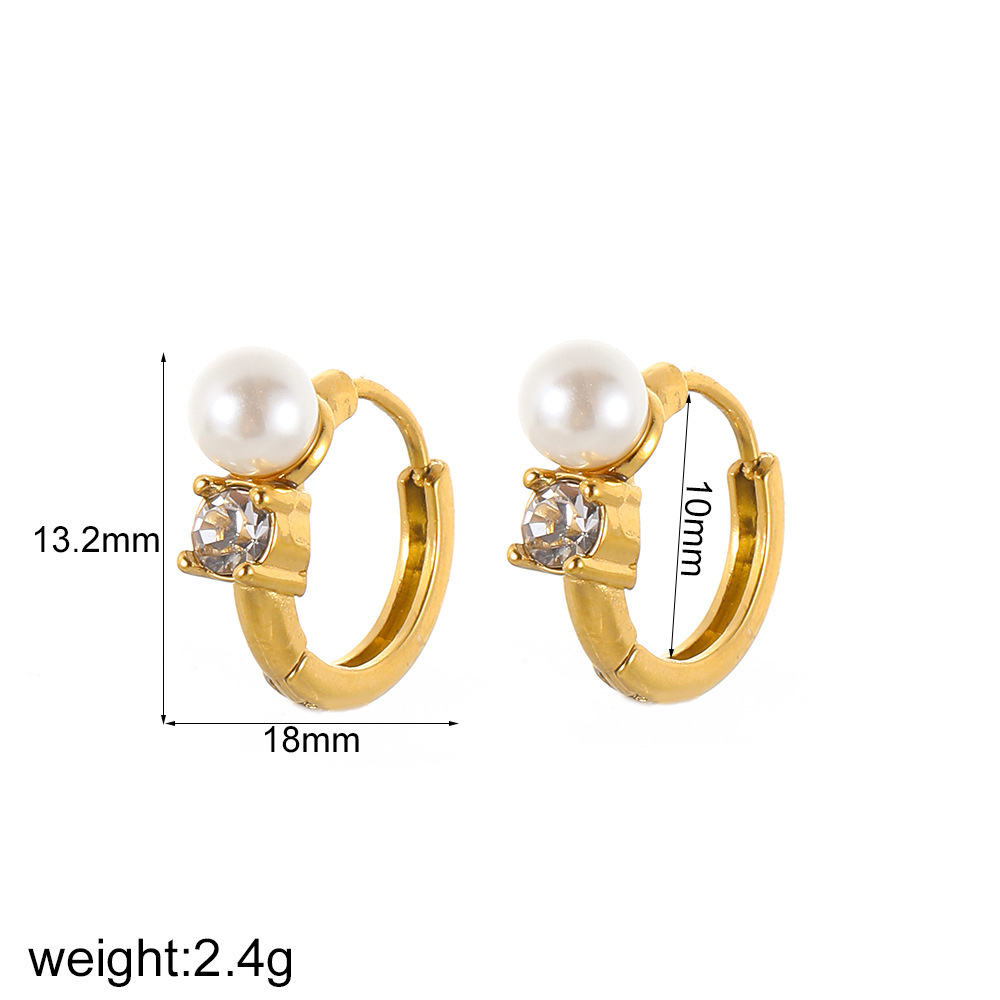 Magnifiques Boucles D'Oreilles Créoles Pour Femmes En Acier Inoxydable Étanche.
