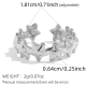 couleur argent/Taille unique Image2