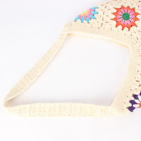 Sacs de plage en coton pour femmes à motifs floraux 2