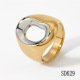 Bague bicolore or et argent SD629/Numéro 7 Image10