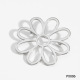 Broche argentée (acier inoxydable 316) PX006 Image4