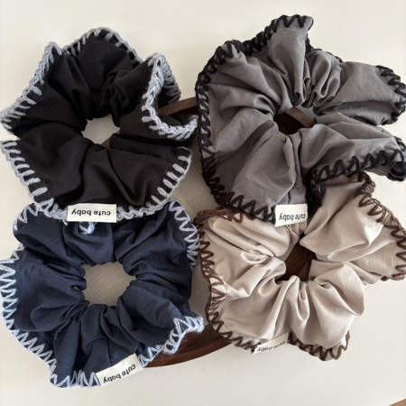 Chouchous pour femmes en tissu patchwork rétro de la série classique 2
