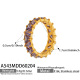 A543 - Bague en zircon doré/N°7 Image8