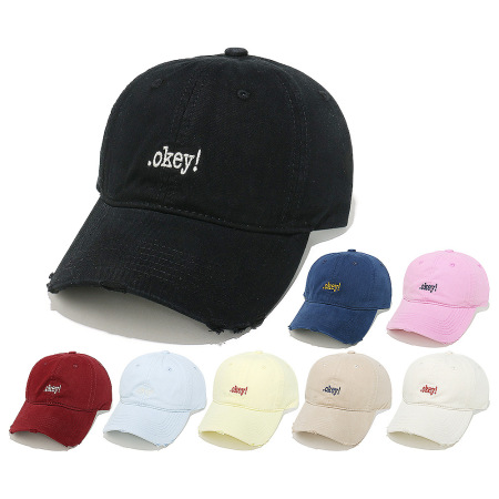 Casquette de baseball décontractée pour femme avec broderie de lettres