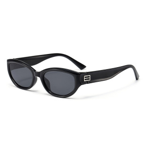 Lunettes De Soleil Femme Simple Series À Imprimé Léopard Rétro h5