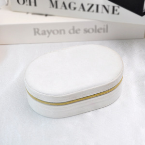Boîtes À Bijoux En Velours Uni Couleur Unie, Série Simple À Faire Soi-Même h5 