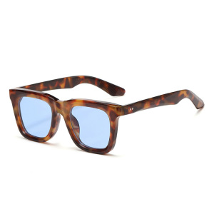 Lunettes De Soleil Surdimensionnées Pour Femmes, Couleur Unie Dégradée, Idéales Pour Les Vacances h5 Image4