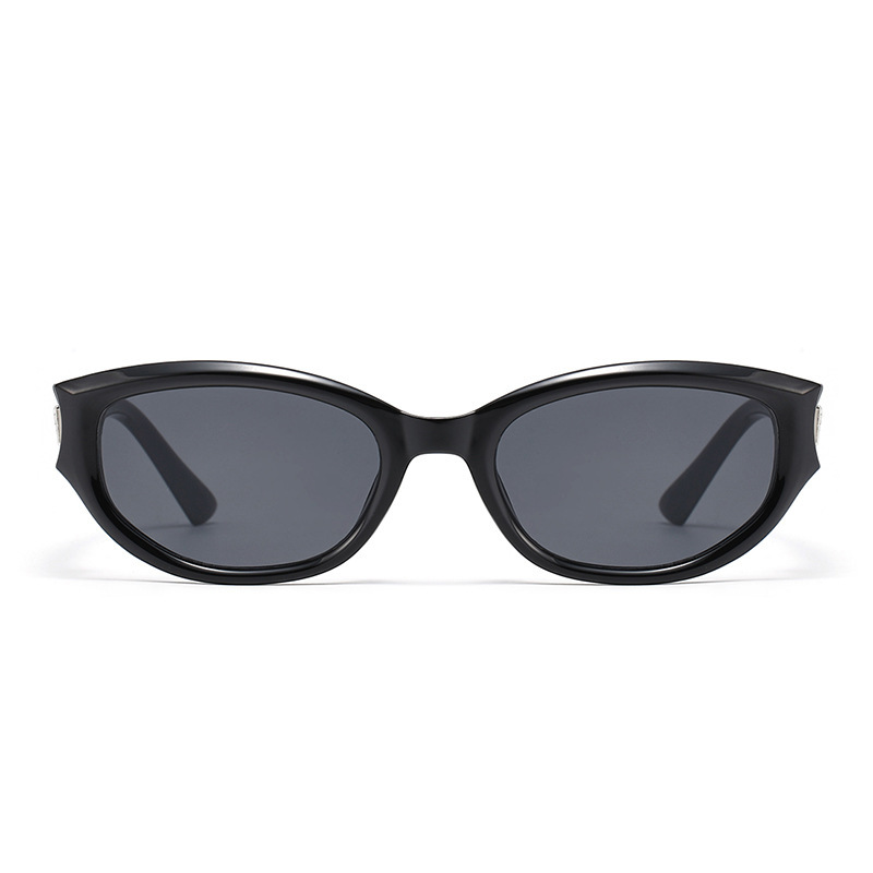 Lunettes De Soleil Femme Simple Series À Imprimé Léopard Rétro h5Image2