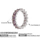 A543 - Bague en zircone couleur acier/N° 6 Image16