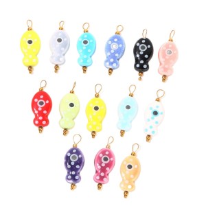 Pendentifs Pour Femmes En Céramique Vivid Vacation Fish h5 Image5