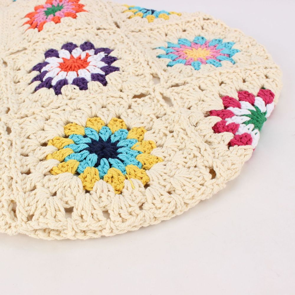 Sacs De Plage En Coton Pour Femmes À Motifs Floraux h5Image4