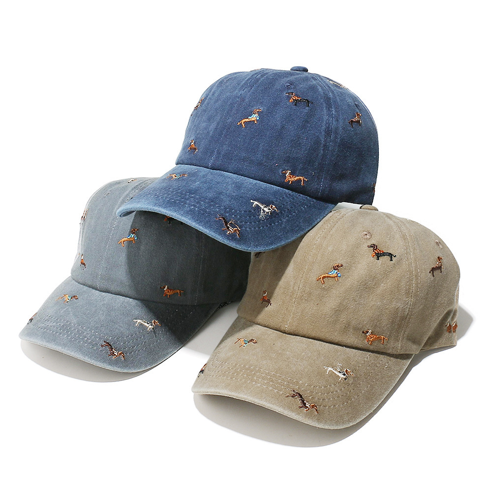 Casquette De Baseball Pour Femme Avec Broderie Chien Mignon h5Image2