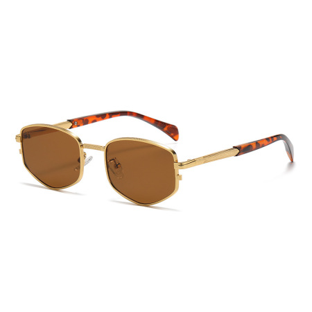 Lunettes de soleil unisexes décontractées de la série Simple, couleur unie